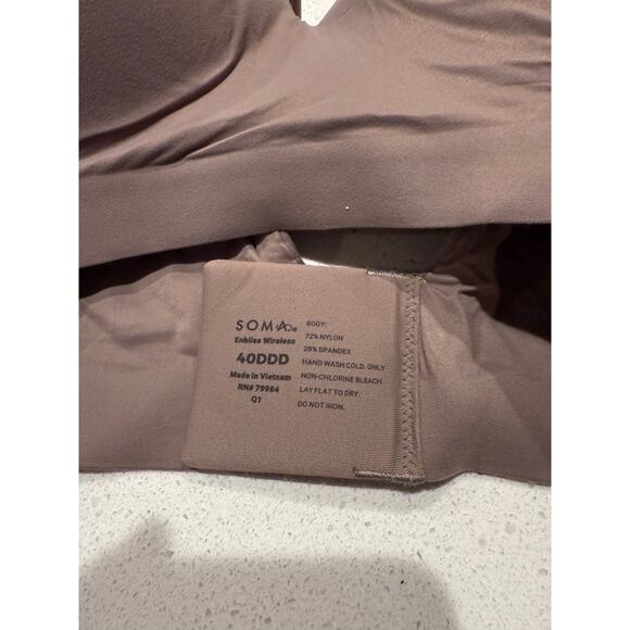 SOMA Enbliss Wireless Bra Mochachino 40DDD - Picture 3 of 3